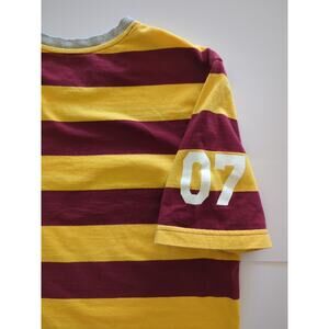 Used Harry Potter Griffindor Men's Short Sleeve Striped 07 Red XS